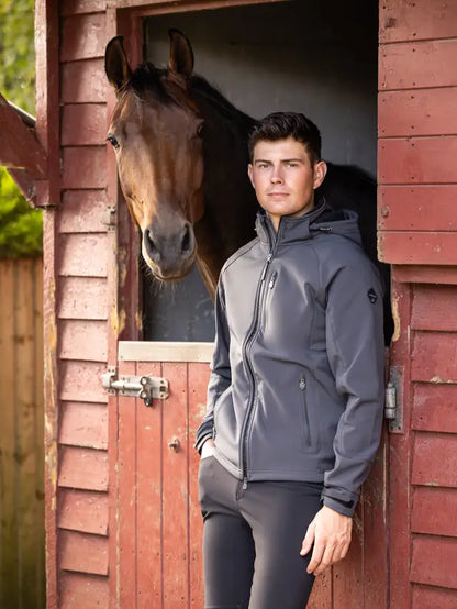 LeMieux Mens Elite Soft Shell Jacket Anthracite