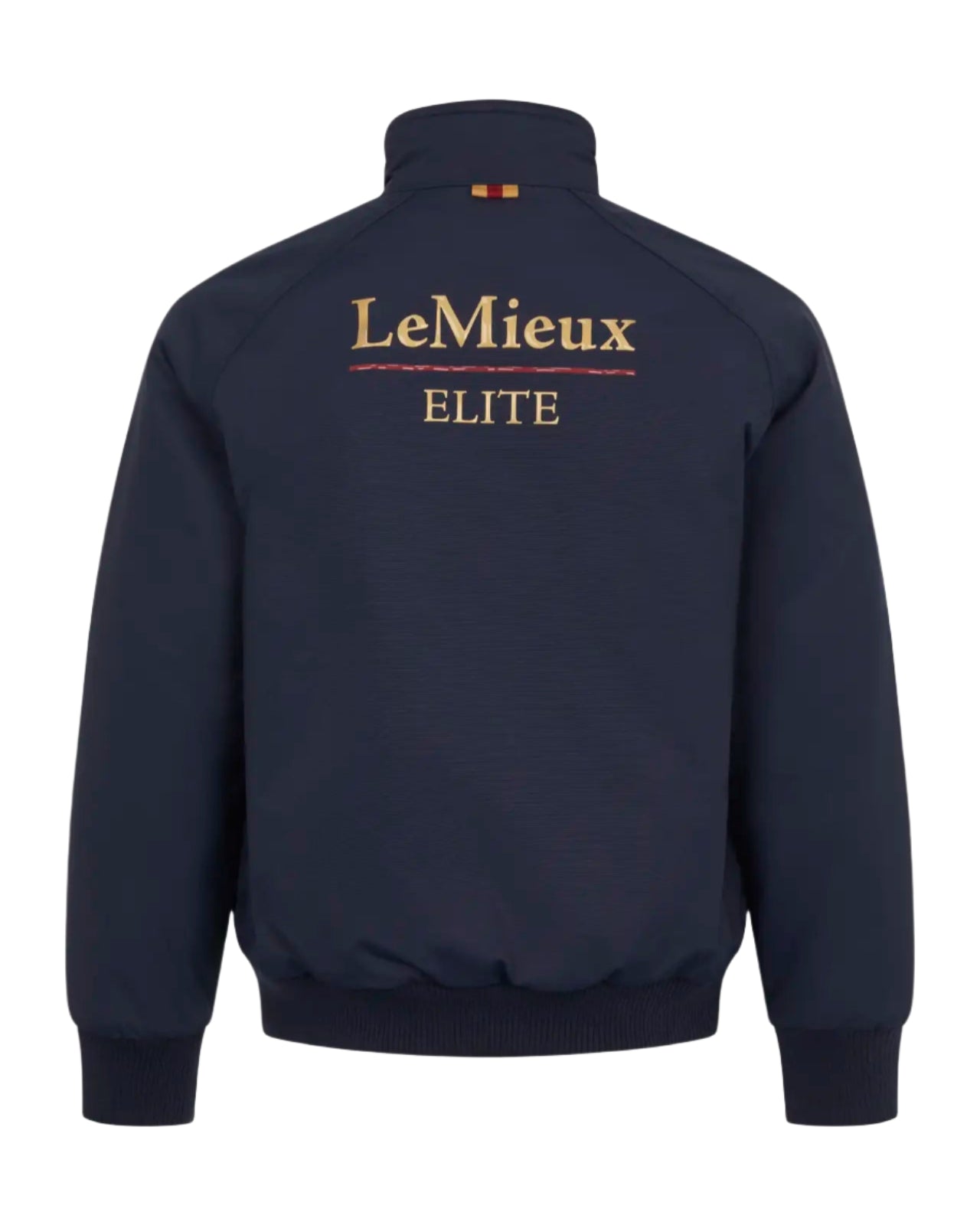 LeMieux Elite Team Jacket - Navy Waterproof Kids Equestrian Coat. Durable, stylish & breathable riding jacket for young equestrians.