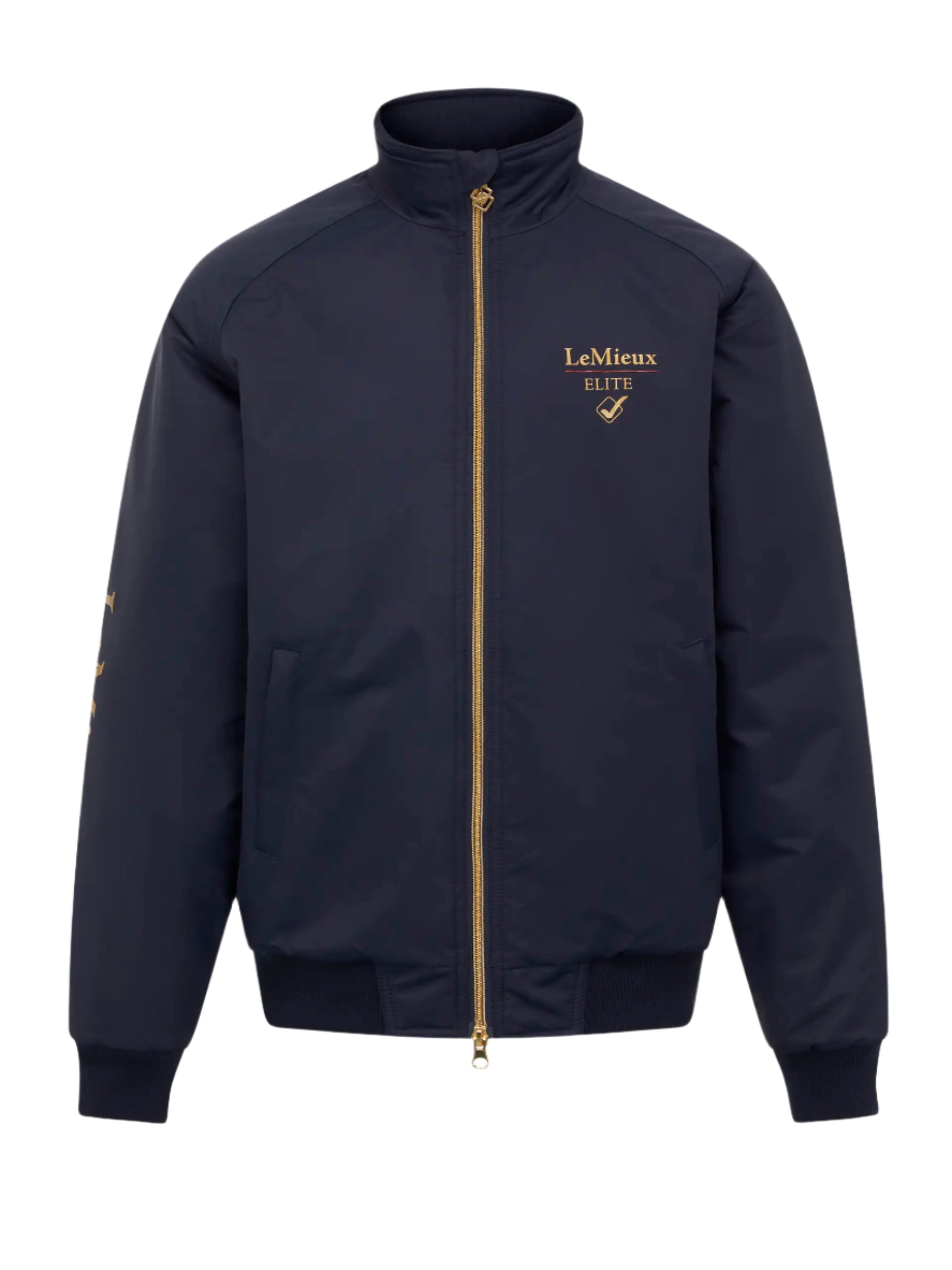 LEMIEUX Young Rider Elite Team Jacket NAVY. Youth Equestrian Jacket - Waterproof & Windproof