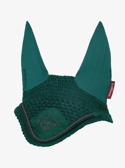 LeMieux Classic Fly Hood Spruce | Horse Fly Mask | Equestrian Protective Headwear
