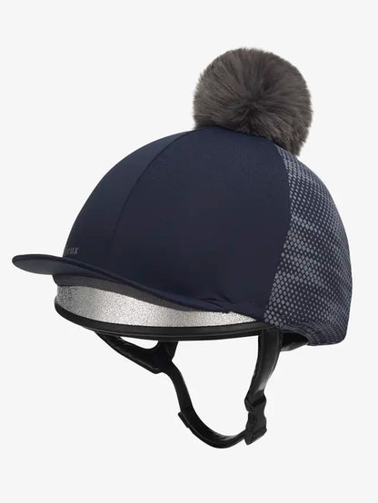 LeMieux Eleanor Pom Hat Silk Navy