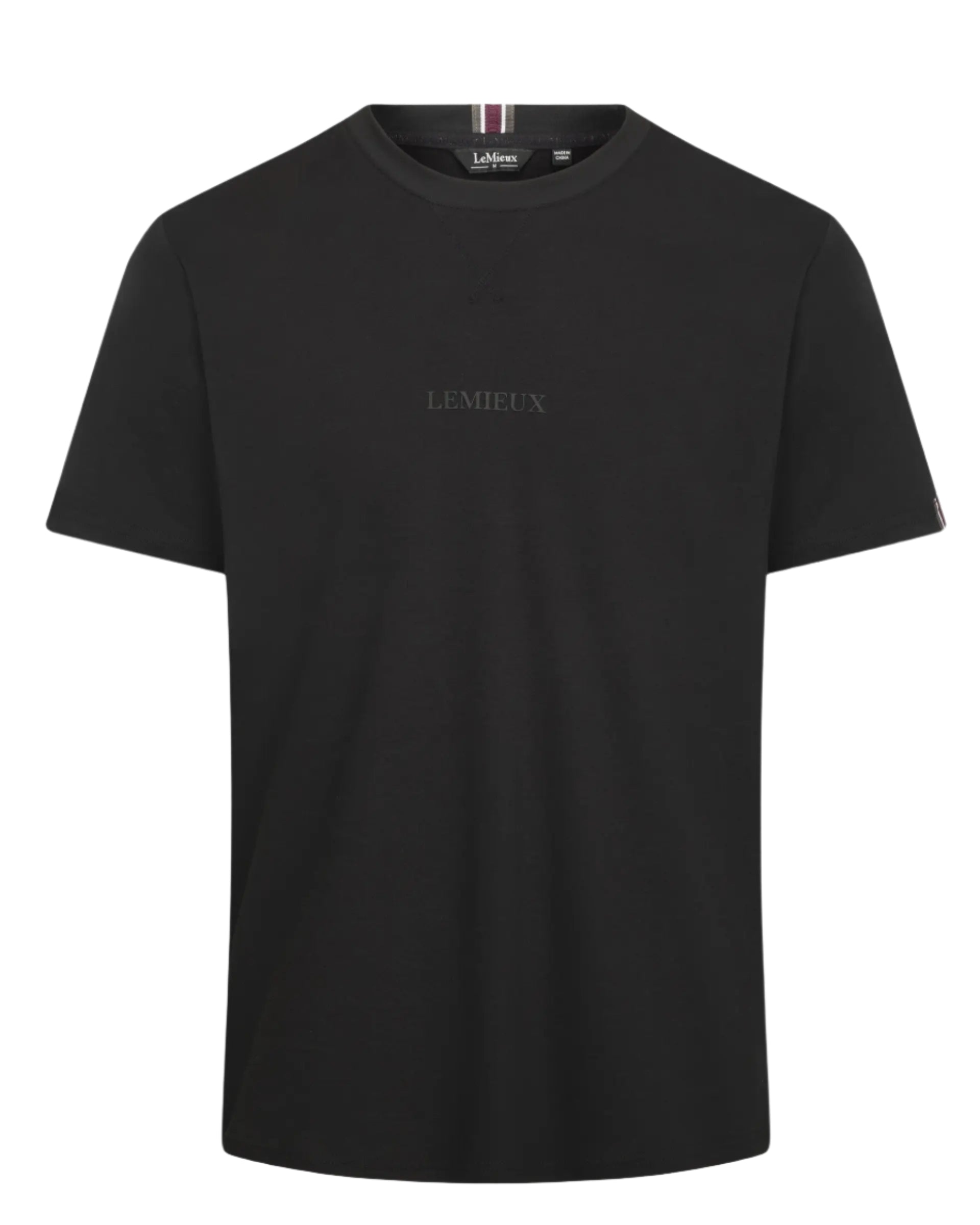 LeMieux Men's Black T-Shirt | Cotton Short Sleeve Top for Casual Wear & Riding