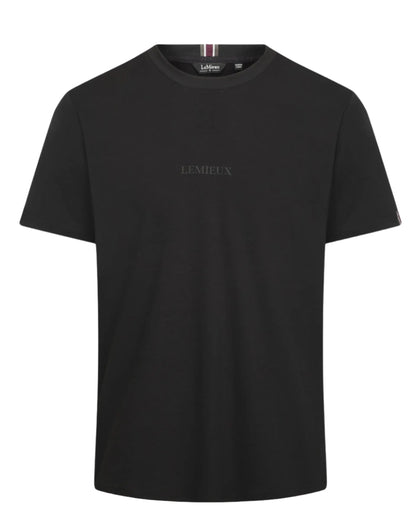 LeMieux Men's Black T-Shirt | Cotton Short Sleeve Top for Casual Wear & Riding