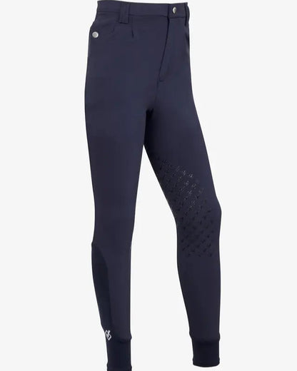 LeMieux Young Rider Boys Breech - Navy. Comfortable & Stretchable Boys Riding Breech.