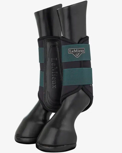 LEMIEUX GRAFTER SPRUCE Brushing Boots: Durable Horse Leg Protection for Schooling, Competition, & Turnout