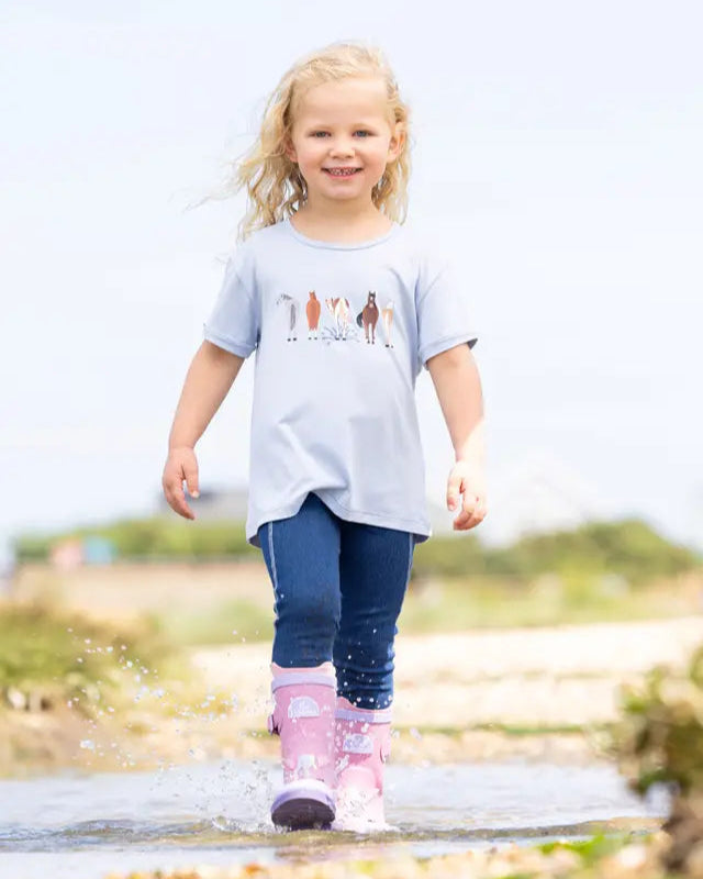 LeMieux Puddle Pals Unicorn Wellies: Kids Pink Rain Boots for Puddle Jumping Fun - Equiflair