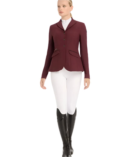 LeMieux Dynamique Burgundy Show Jacket - Equestrian Riding Competition Apparel