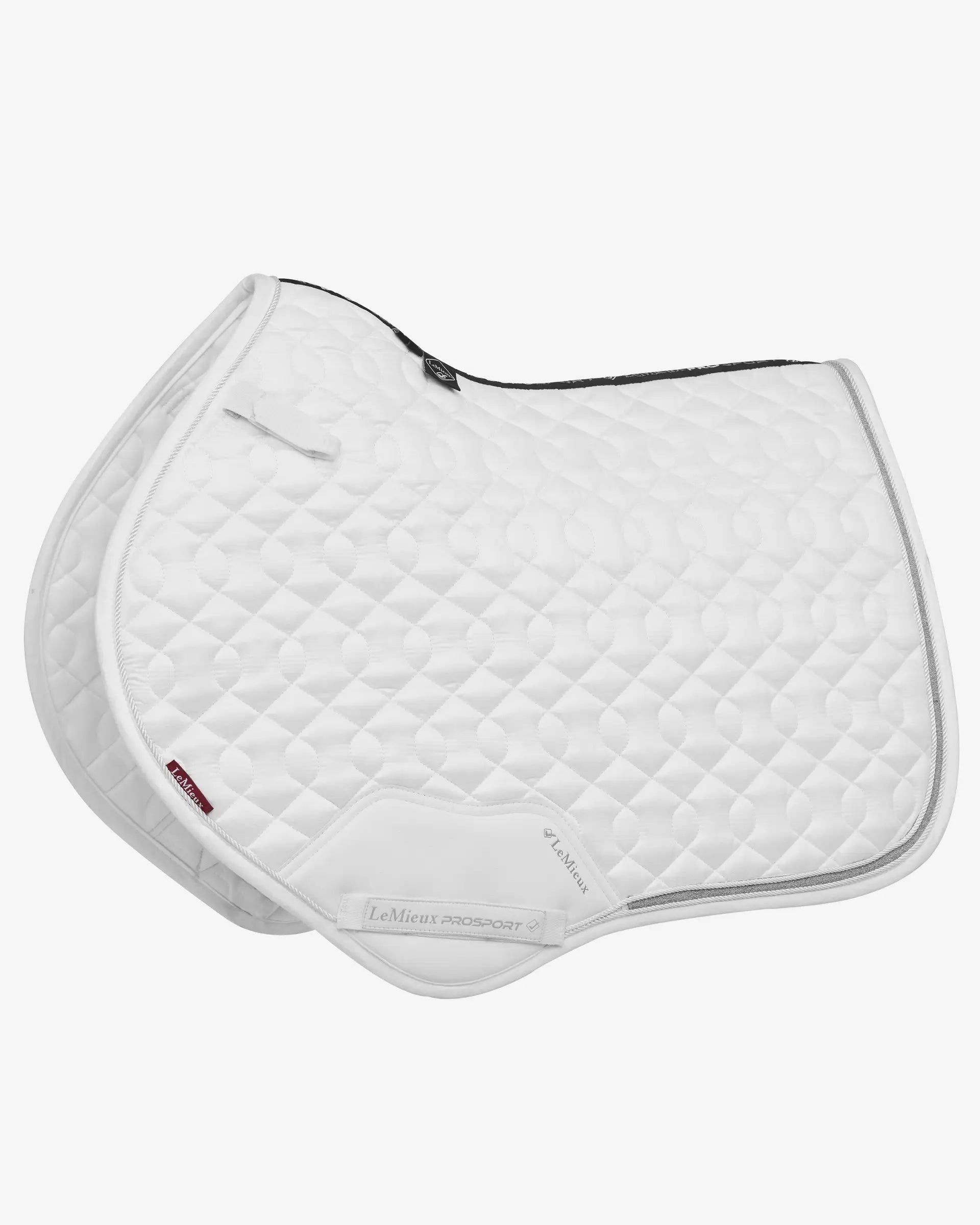 LeMieux Crystal Suede Close Contact Square White