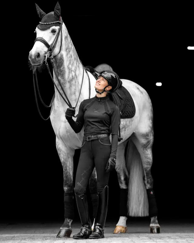 LeMieux Crystal Suede Dressage Square Black
