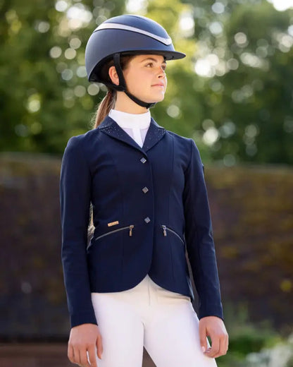 LeMieux Junior Pro Show Jacket Navy Equestrian Riding Apparel | Equiflair