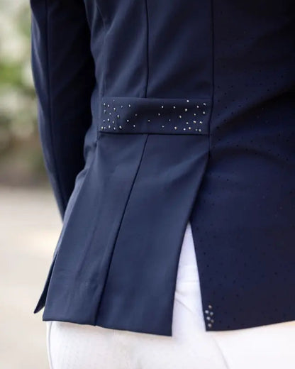 LEMIEUX Junior Pro Show Jacket Navy - Equestrian Competition Jacket with Crystal Details, breathable, LeMieux Brand. Equiflair