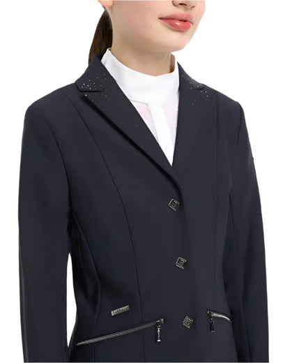 LeMieux Junior Pro Show Jacket Navy - Equestrian Competition Riding Jacket