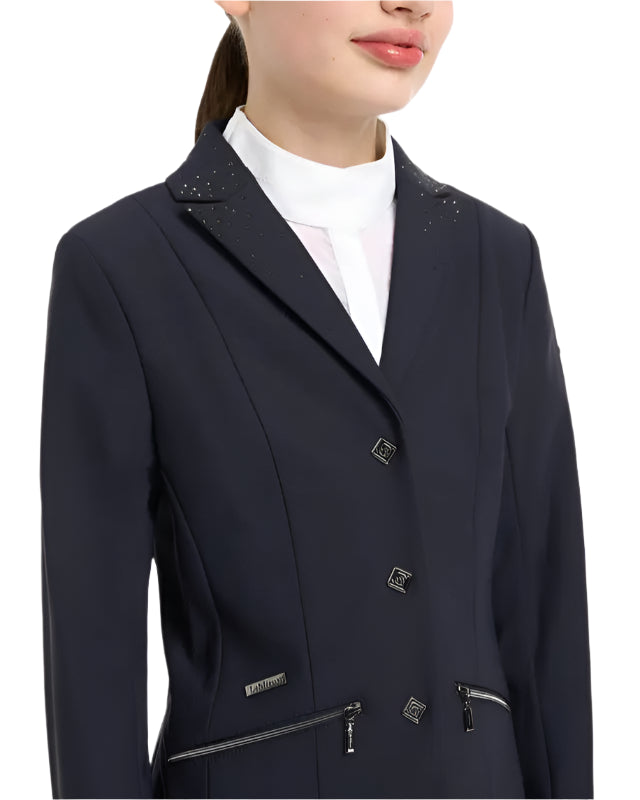 LeMieux Junior Pro Show Jacket Navy - Equestrian Competition Riding Jacket