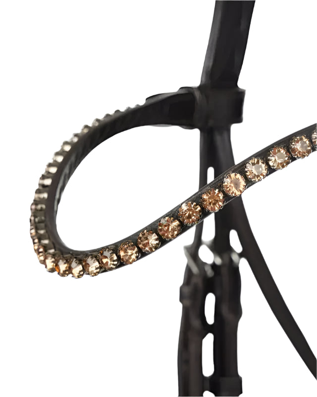 LeMieux Kudos Patent Dressage Bridle Brown