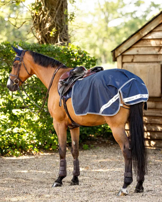LeMieux Arika Waterproof Quarter Sheet Navy