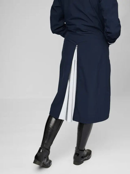 Lemieux Amelie Navy Waterproof Riding Coat with Reflective Panel & Boots