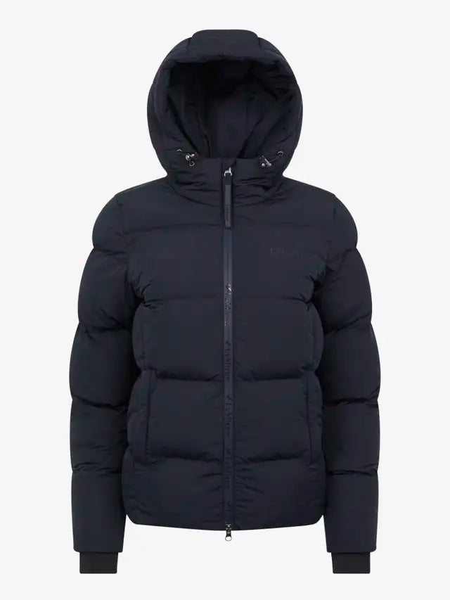 Lemieux Kenza Navy Puffer Jacket Women's: Warm, Hooded, Padded Winter Coat