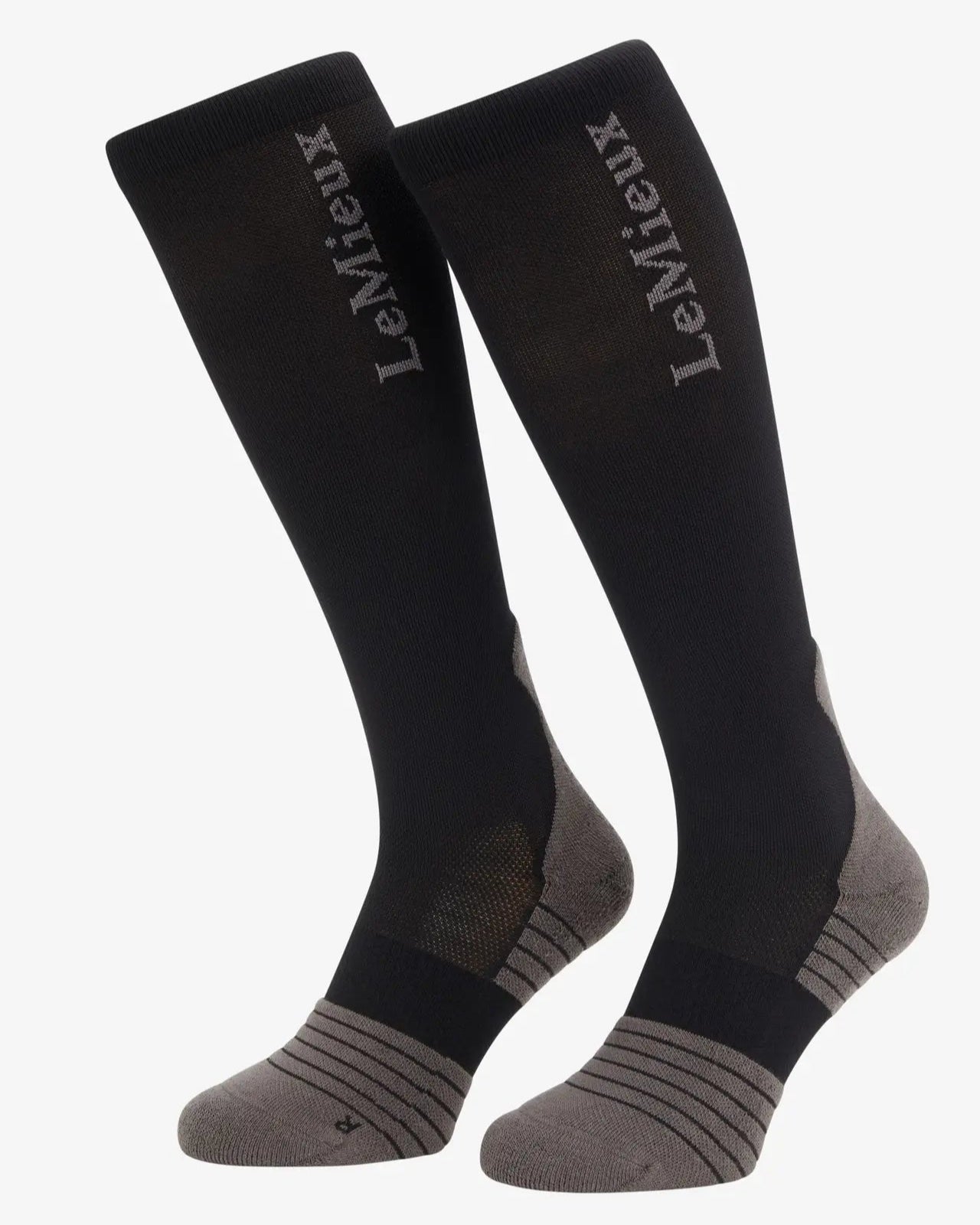LeMieux Performance Socks - Black Riding Socks for Equestrian Comfort and Stability | Equiflair