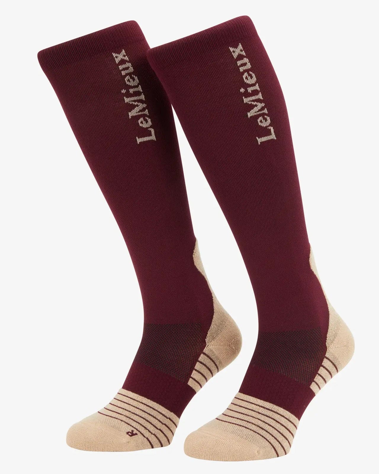 LeMieux Performance Socks Burgundy | Equiflair