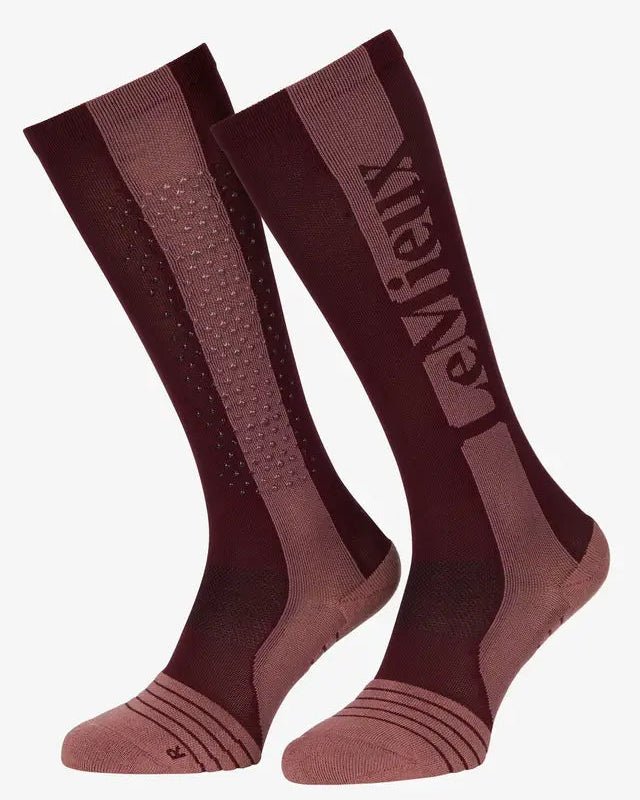 LeMieux Silicone Performance Socks Merlot | Equiflair