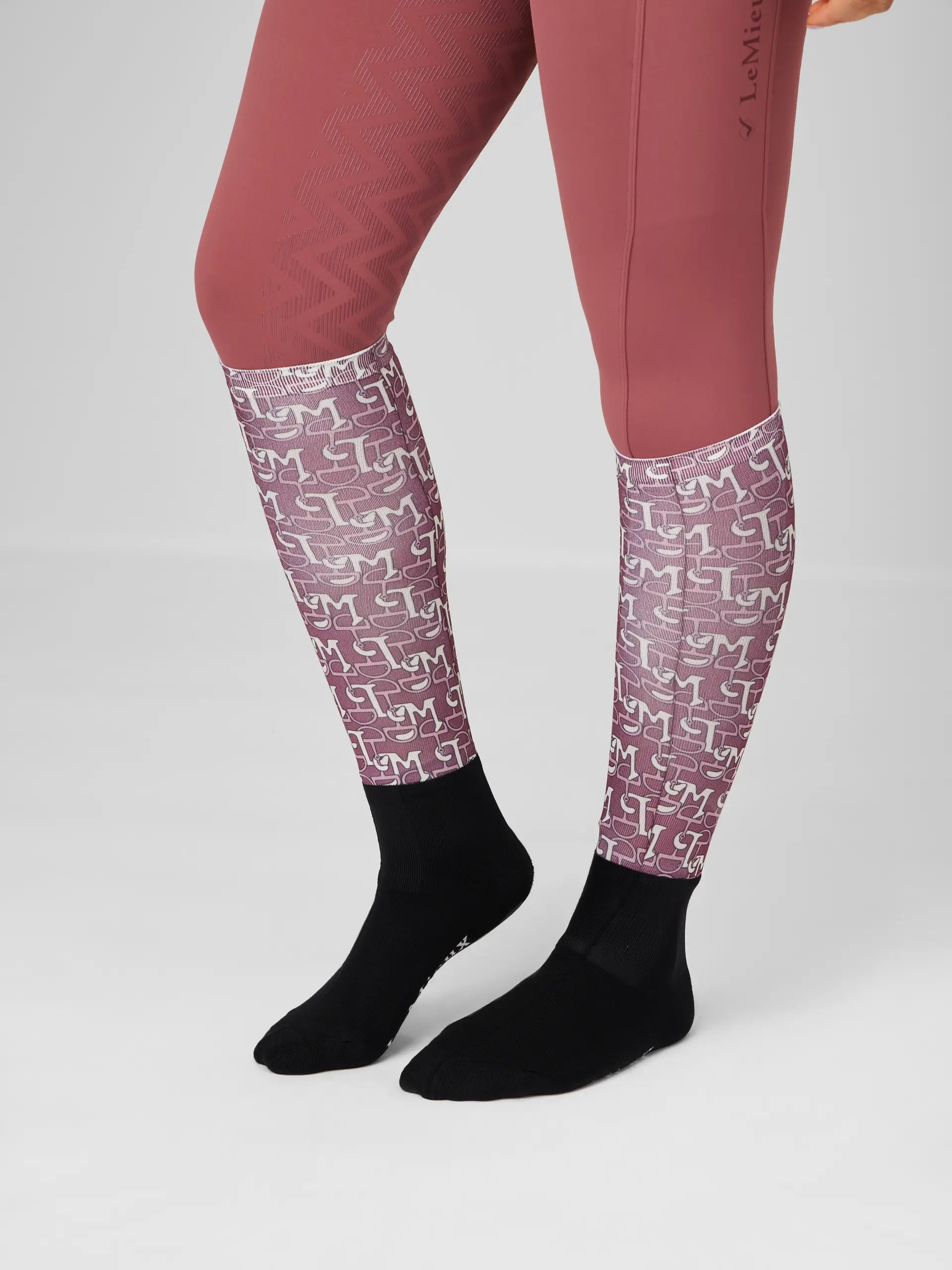 LeMieux Footsie Socks LM Orchid Junior - Equestrian Riding Socks | Equiflair