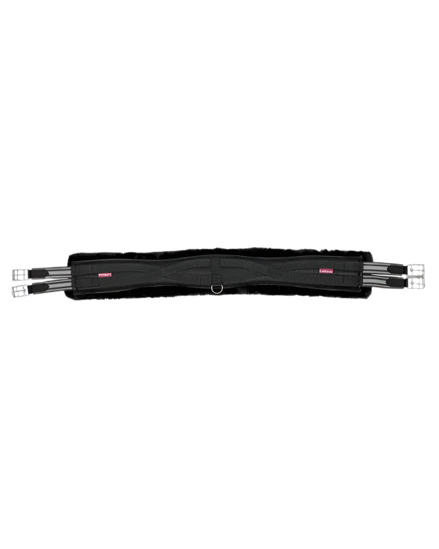 LeMieux Fleece Lined Anatomic Girth Black