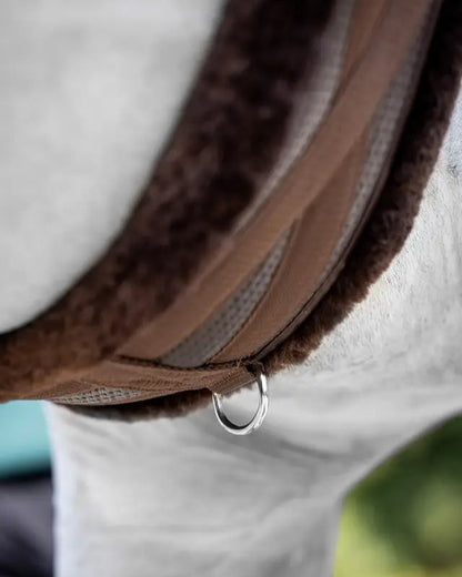 LeMieux Fleece Lined Anatomic Girth Brown/Brown
