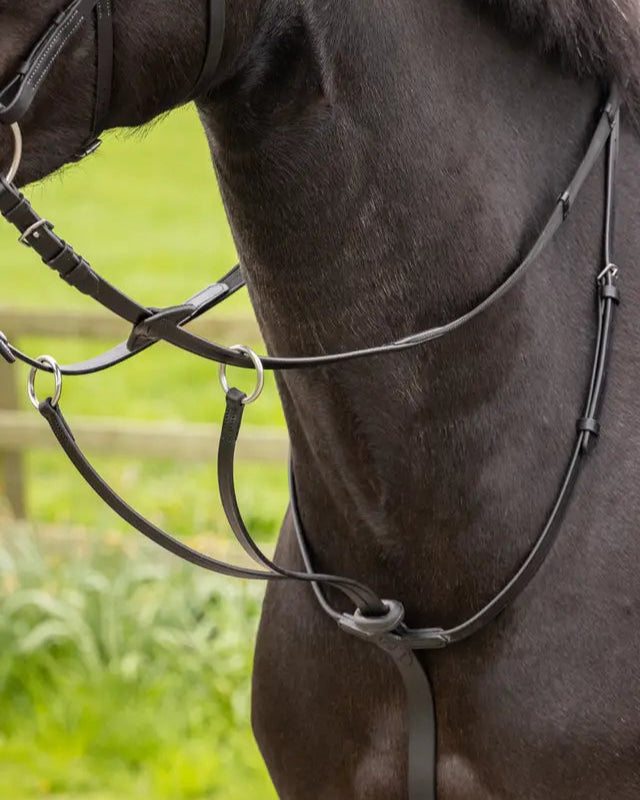 LeMieux Arika Running Martingale Black/Silver
