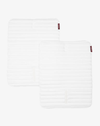 Lemieux Memory Foam Bandage Pads White - Horse Leg Protection