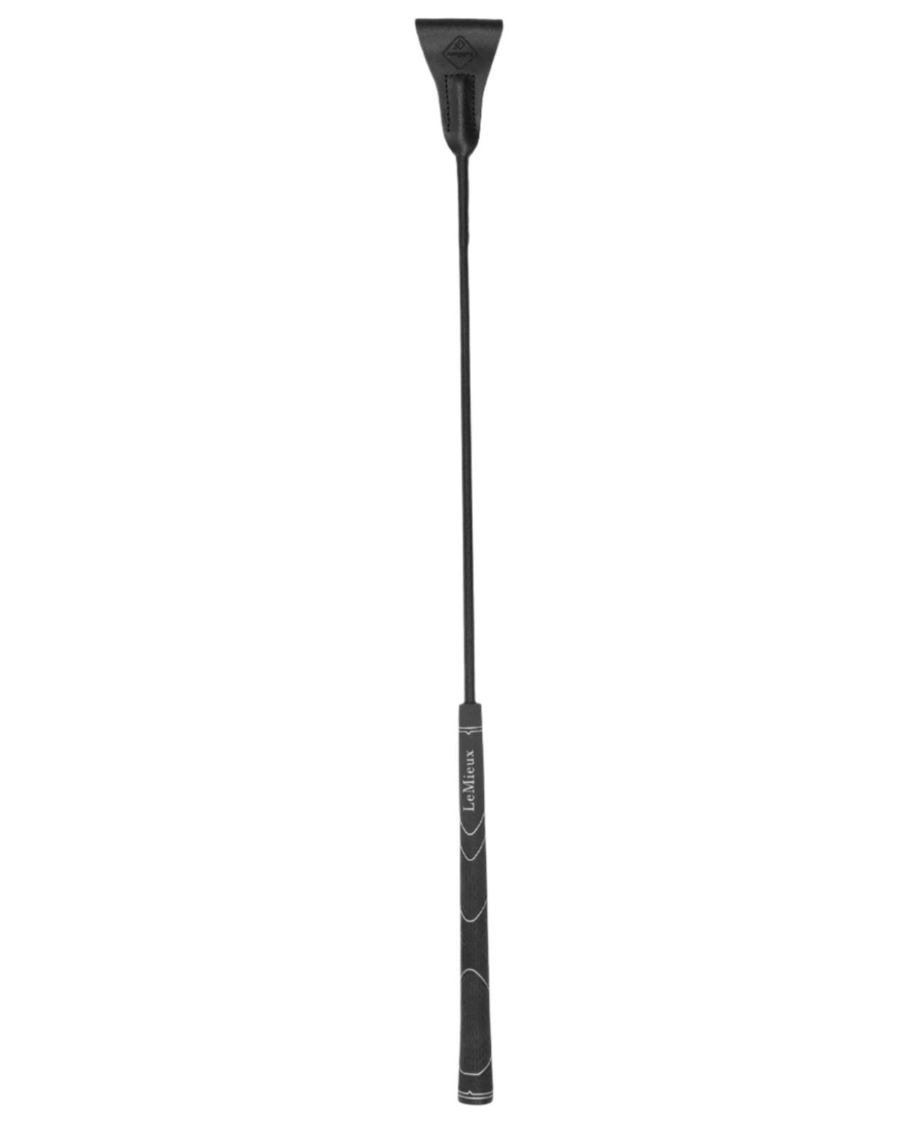 LeMieux Grip-Tek Jumping Whip Carbon: Equestrian riding crop for showjumping and general use. Premium grip handle for secure hold.