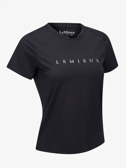 LeMieux Sports T-Shirt - Black Riding Top, Equestrian Apparel