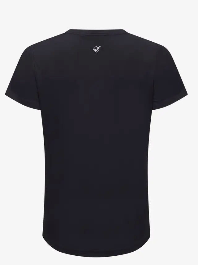 LEMIEUX SPORTS T-SHIRT BLACK - Equiflair - Quick-Drying, Sweat-Wicking Fabric.