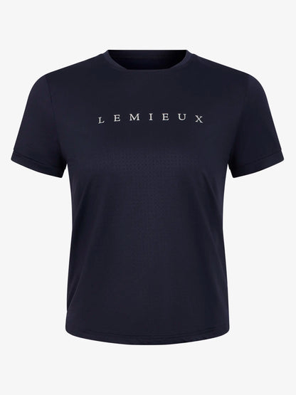 LEMIEUX SPORTS T-SHIRT NAVY - Quick-Drying, Reflective Detail, Equiflair