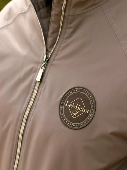 Lemieux Elite Crew Jacket Walnut - Ladies Waterproof Wind Resistant Equestrian Coat