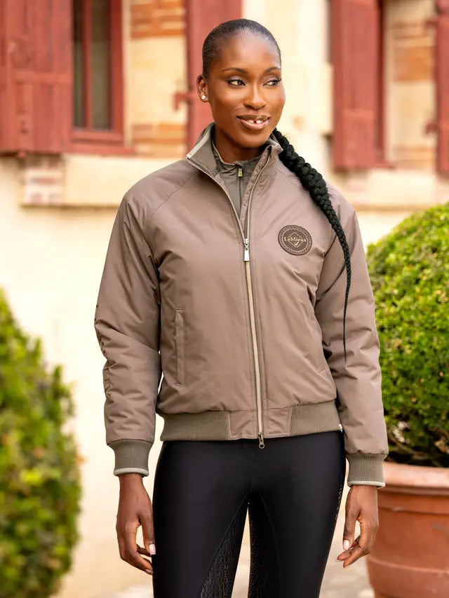 Lemieux Elite Crew Jacket Walnut - Waterproof Women's Equestrian Jacket