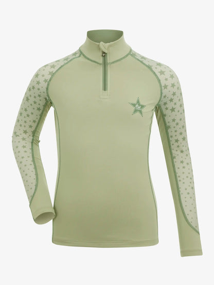 Lemieux Mini Base Layer Fern Long Sleeve Shirt with Star Print - Equiflair