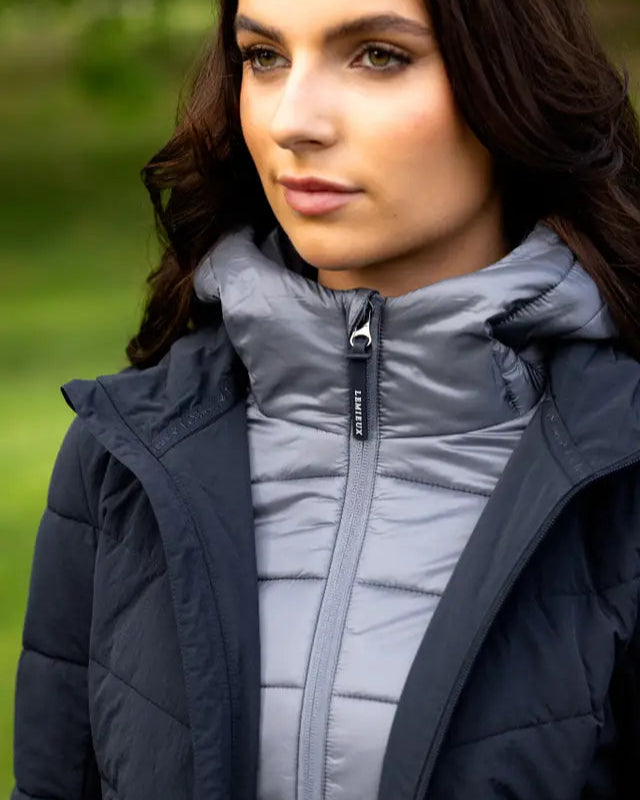 LeMieux Briony Hybrid Jacket Navy - Women's Equestrian Outerwear