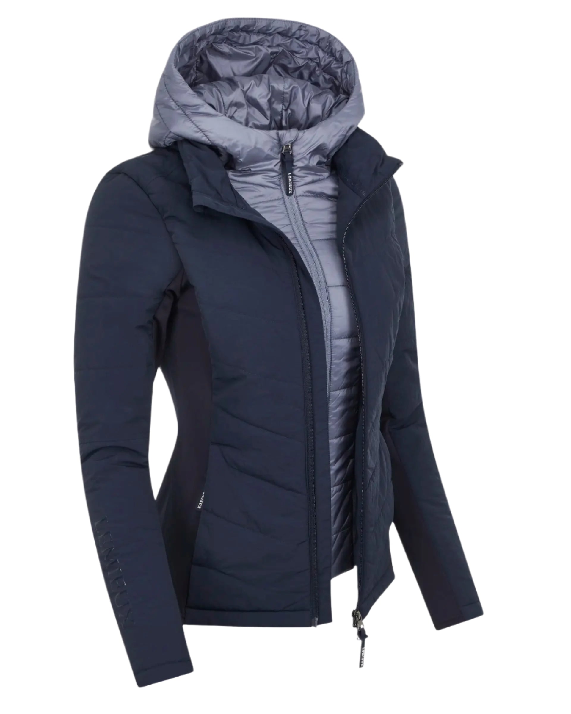 Lemieux Brioney Navy Hybrid Jacket: Water-Repellent, Insulated, Equestrian Apparel