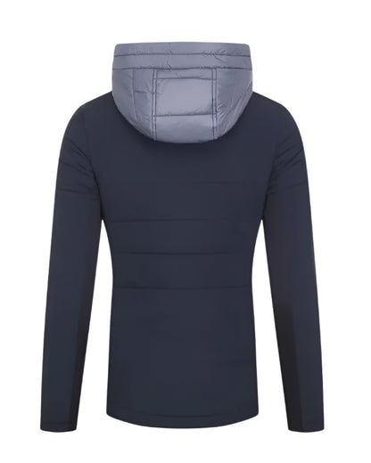 Lemieux Brioney Hybrid Jacket Navy - Water-Repellent, Detachable Hood - Equiflair Equestrian Apparel