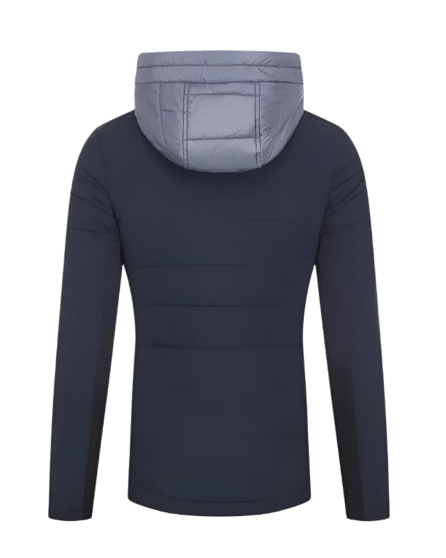Lemieux Brioney Hybrid Jacket Navy - Water-Repellent, Detachable Hood - Equiflair Equestrian Apparel