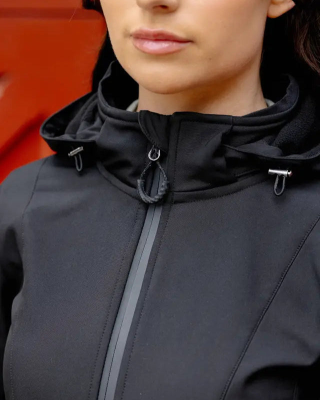 LeMieux Celine Black Softshell Jacket - Equestrian Outerwear, Equiflair