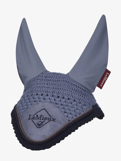 LeMieux Classic Fly Hood - Jay Blue: Premium Equestrian Fly Protection for Horses, Crochet Design, LeMieux Branded