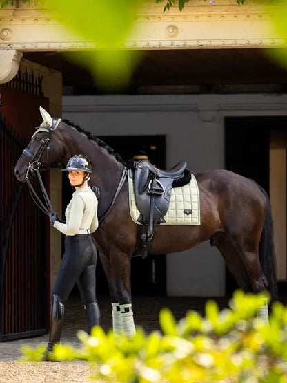 LeMieux Loire Classic Dressage Square Fern: Equestrian Rider & Horse. Stylish Saddle Pad by Equiflair