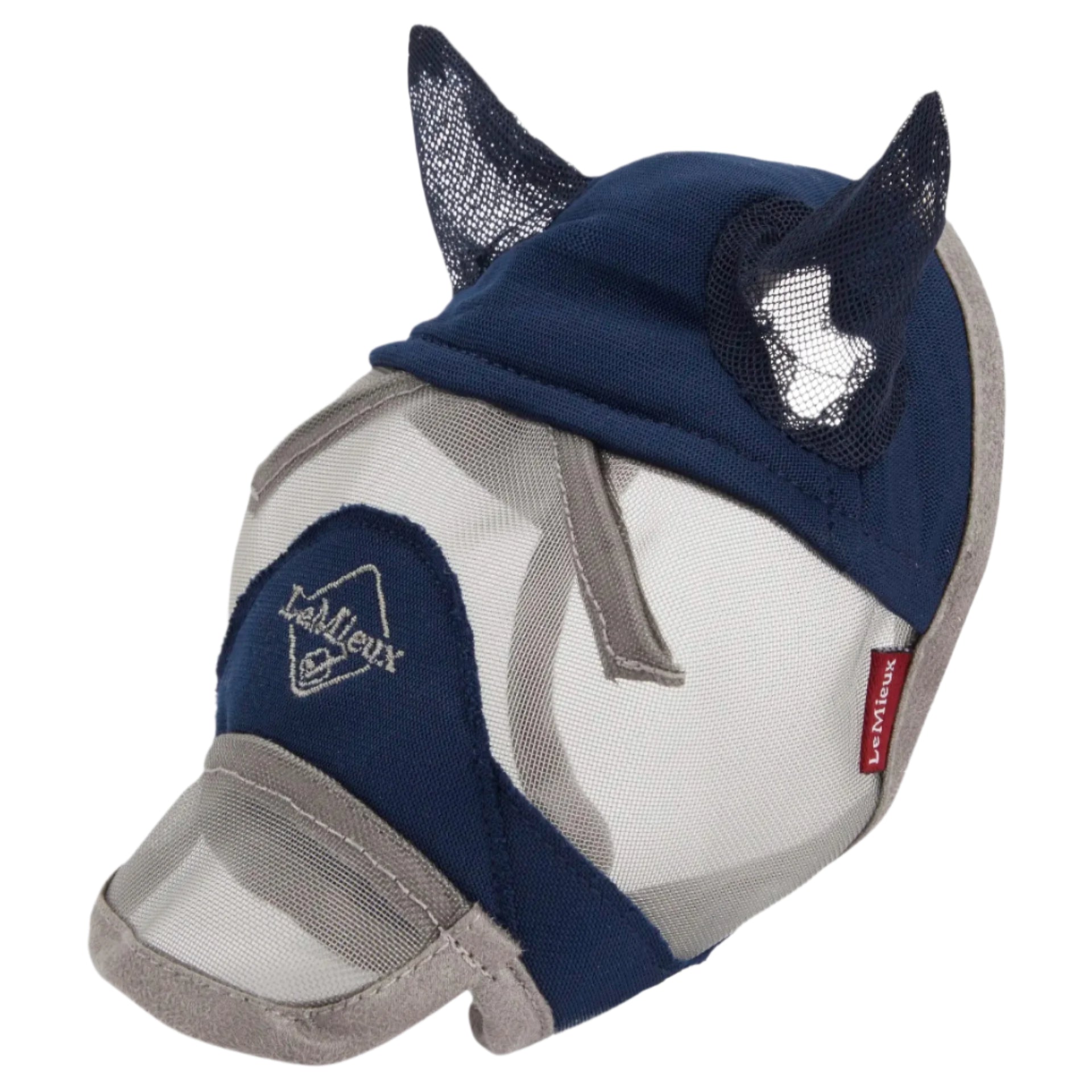 LeMieux Toy Pony Fly Mask - Navy Miniature Horse Fly Protection for Kids, Miniature Equine Accessories