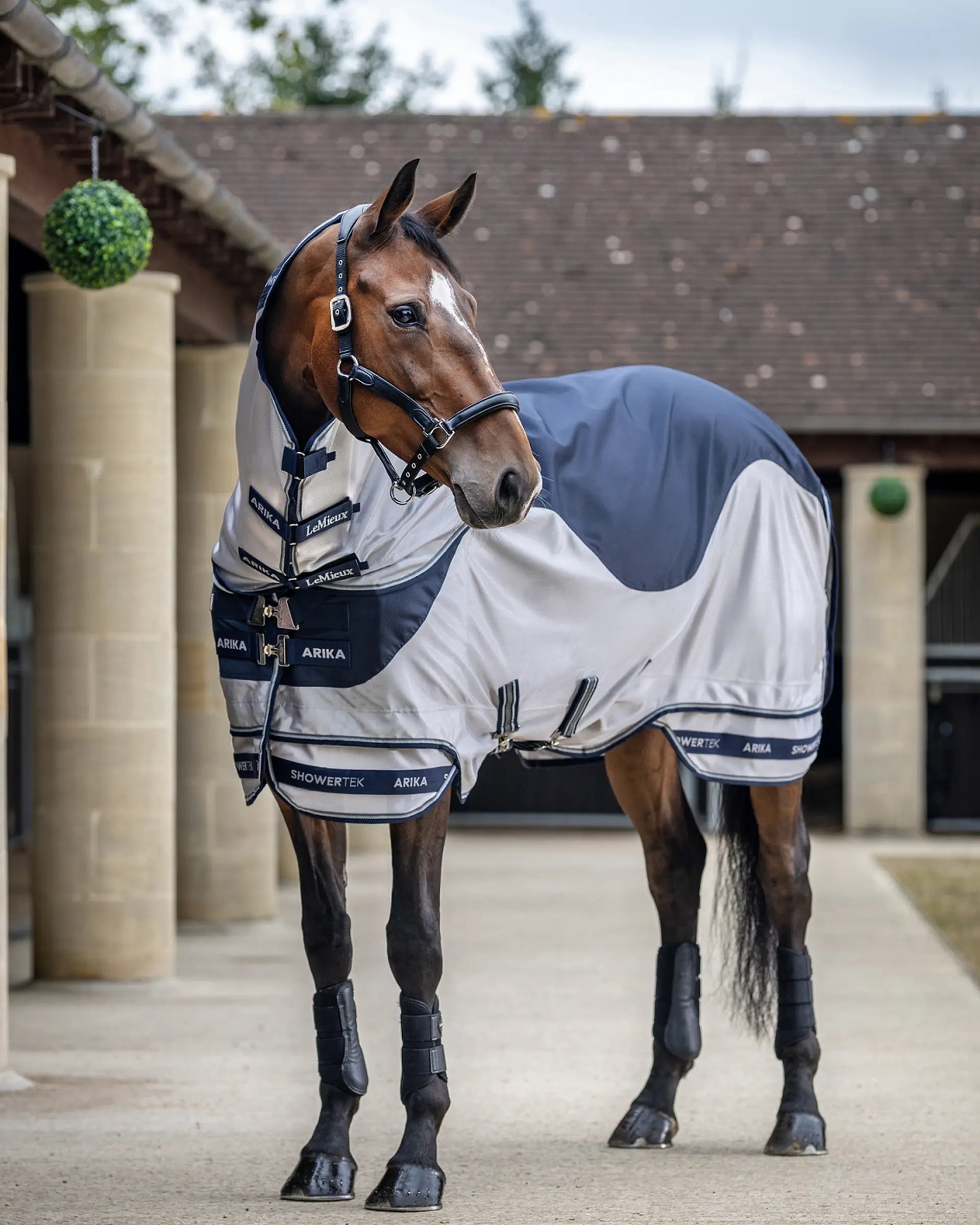 LeMieux Arika Shower-Tek Fly Rug Navy