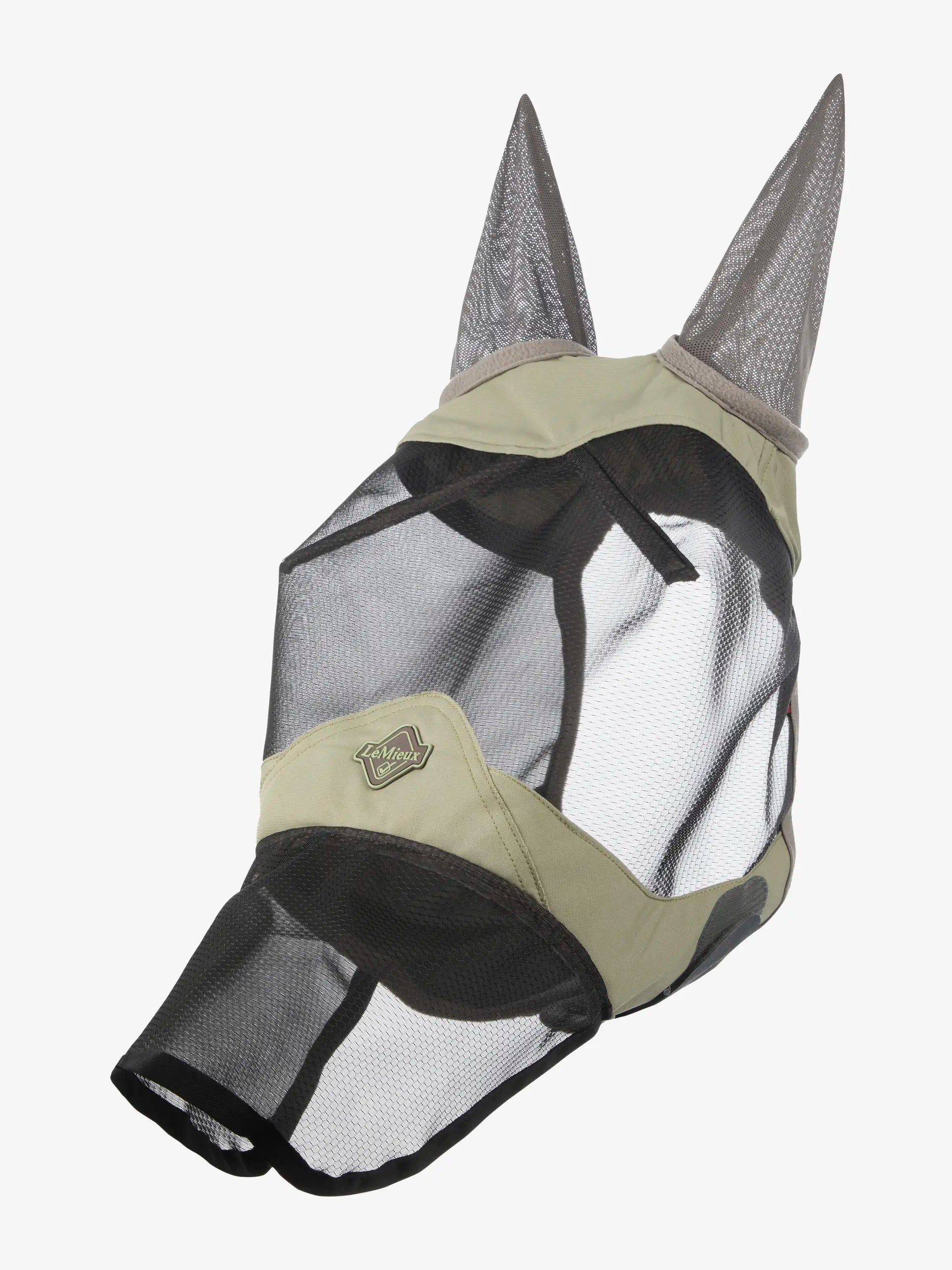 Lemieux Visor-Tek Full Fly Mask Fern, Horse Fly Mask with UV Protection, Comfortable Horse Fly Mask for Fly Control