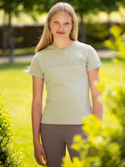 LEMIEUX Young Rider Arianna T-Shirt Fern: Soft Jersey Cotton Equestrian Fashion