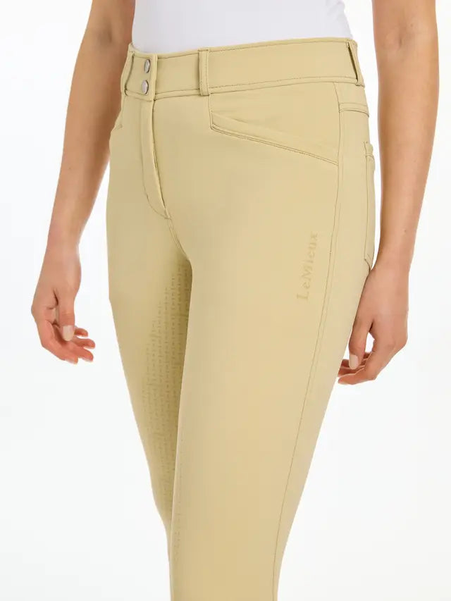 LeMieux Freya Pro Breeches Beige - Equestrian Riding Breeches for Women