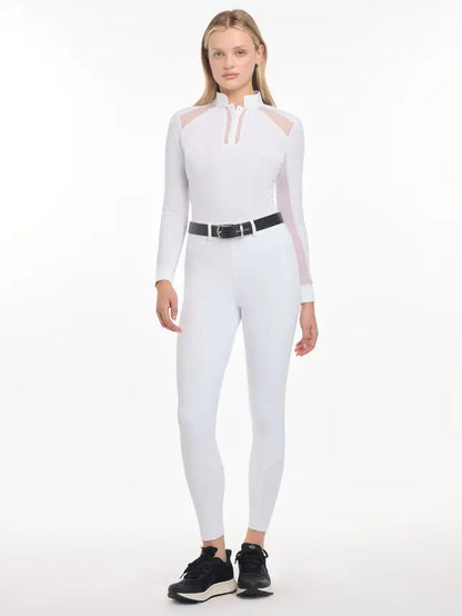 LEMIEUX FREYA PRO BREECHES WHITE from Equiflair - Comfortable White Riding Breeches