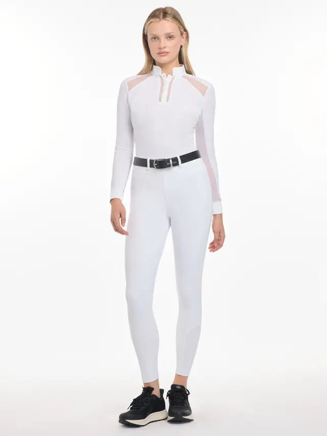 LEMIEUX FREYA PRO BREECHES WHITE from Equiflair - Comfortable White Riding Breeches